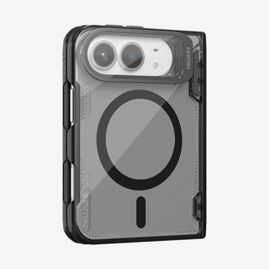 Case Nillkin Iceblade CamProp Magnética iPhone Duo Negro Medianoche 4