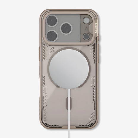 Case Nillkin Iceblade Prop Magnética iPhone 17 Pro Max Marrón Duna 1