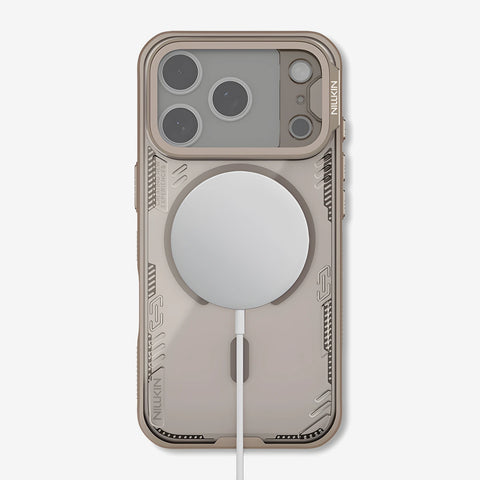 Case Nillkin Iceblade Prop Magnética iPhone 17 Pro Max Marrón Duna 1