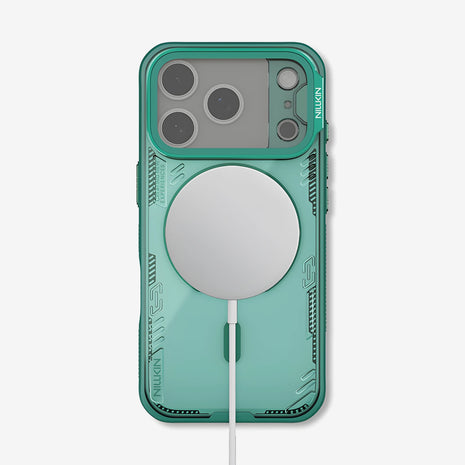 Case Nillkin Iceblade Prop Magnética iPhone 17 Pro Verde Glaciar 1
