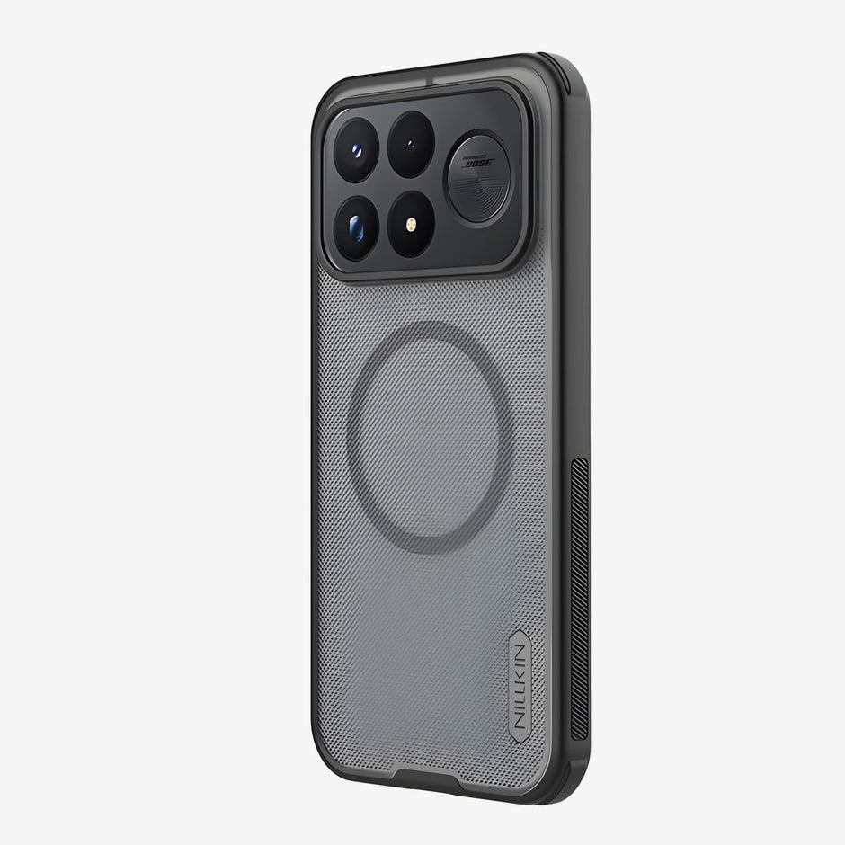 Case Nillkin Super Frosted Shield Pro Magnética Poco F9 Pro / Redmi K100 Pro Negro Transparente 2