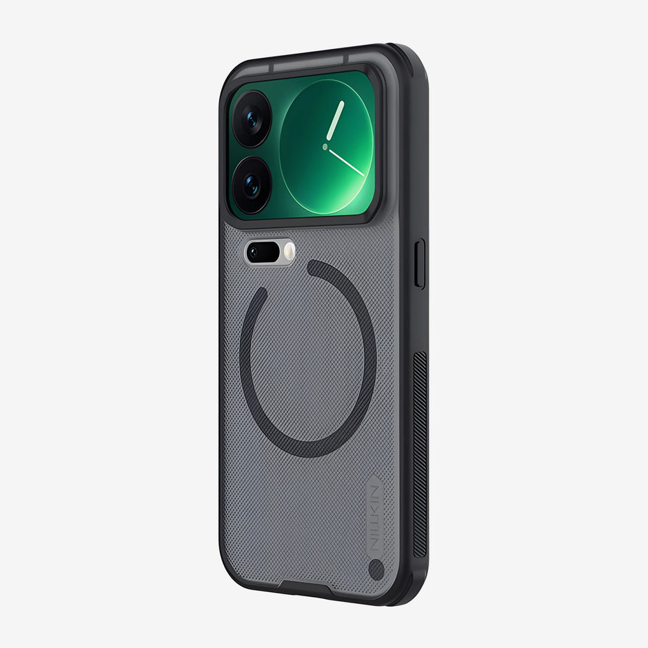 Case Nillkin Super Frosted Shield Pro Magnética Xiaomi 18 Pro Negro Humo Mate 3