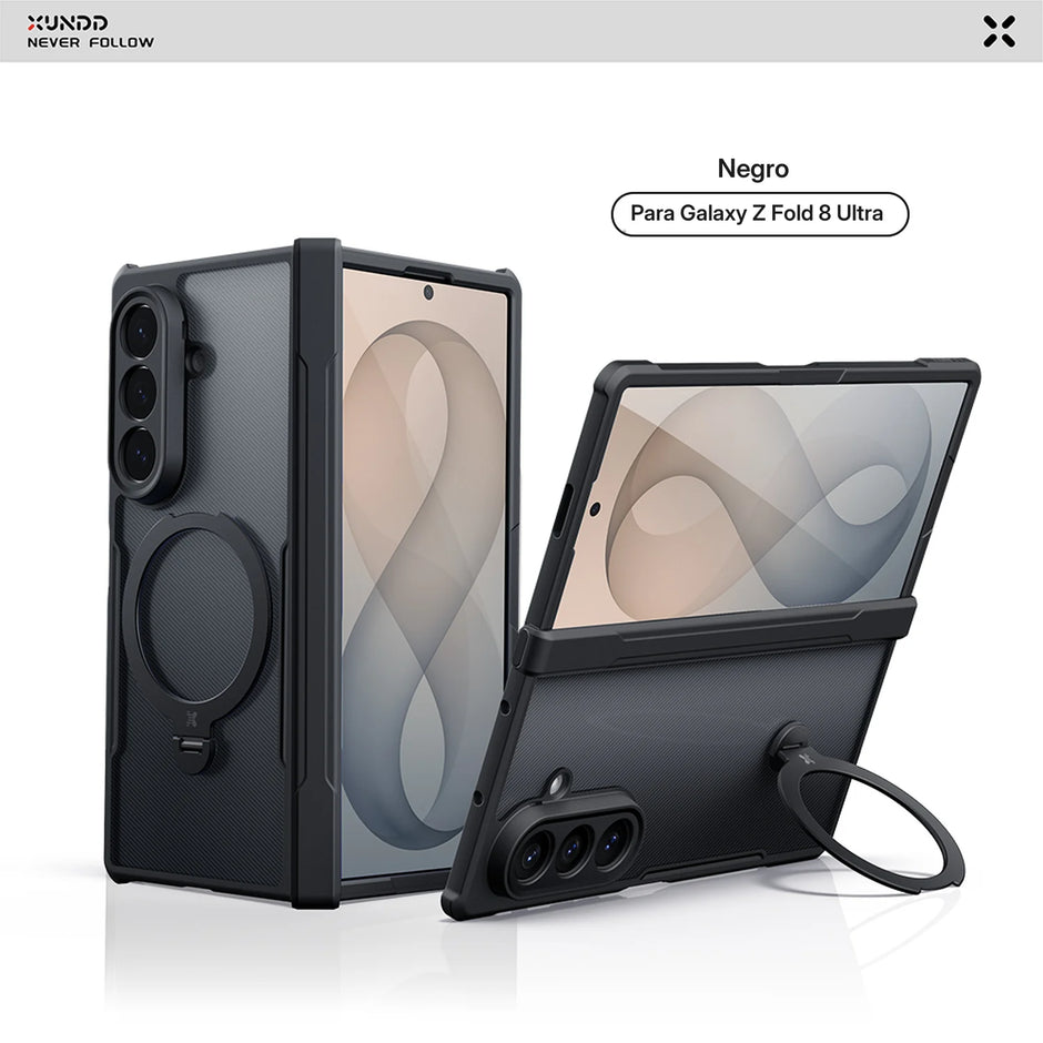 Case Xundd Beatle con Anillo Magnético Giratorio 360 2ª Gen Galaxy Z Fold 8 Ultra