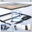 Case Xundd Beatle con Anillo Magnético Giratorio 360 2ª Gen Galaxy Z Fold 8 Ultra