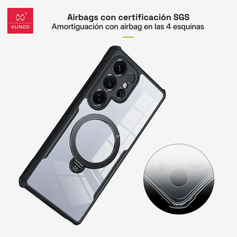 Case Xundd Beatle con Anillo Magnético Giratorio 360 Galaxy S25 Ultra