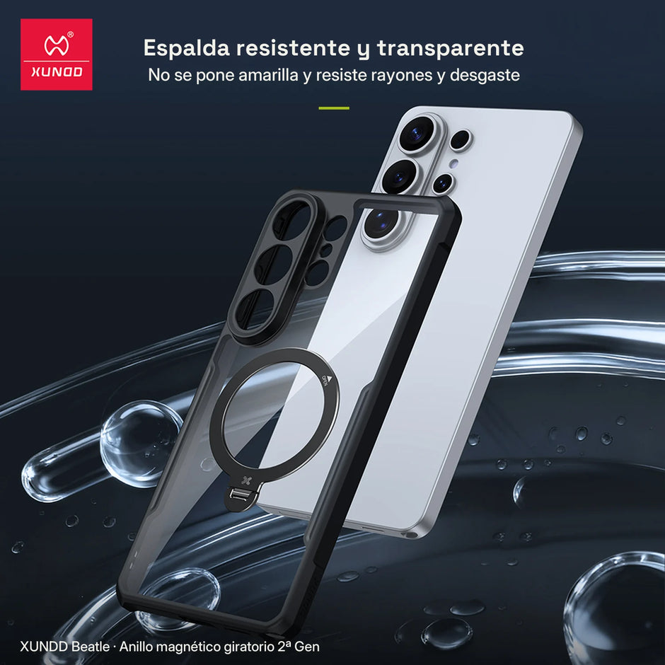Case Xundd Beatle con Anillo Magnético Giratorio 360 Galaxy S26 Ultra