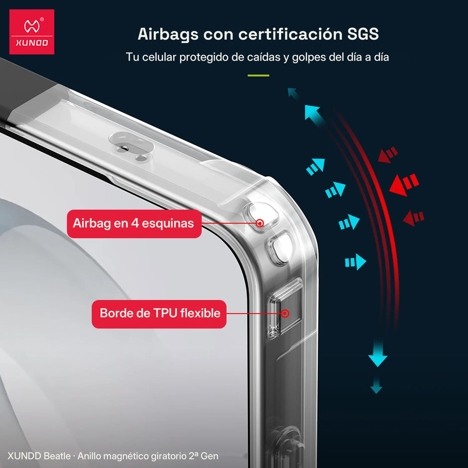 Case Xundd Beatle con Anillo Magnético Giratorio 360 Galaxy S26 Ultra