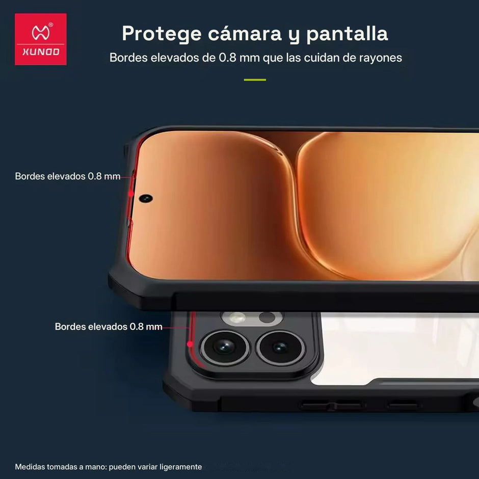 Case Xundd Beatle con Anillo Magnético Giratorio 360 Honor 600