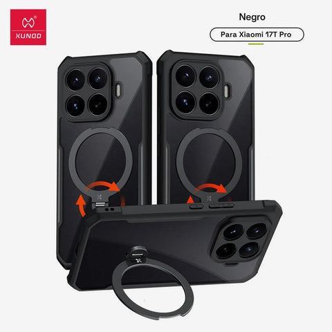 Case Xundd Beatle con Anillo Magnético Giratorio 360 Xiaomi 17T Pro