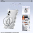 Case Xundd Transparente con Anillo Magnético Giratorio + Vidrio Galaxy Z Fold 8