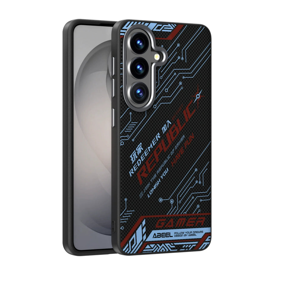 Case Carbono Deluxe 6D Galaxy S25 Ultra | Redeemer Edition