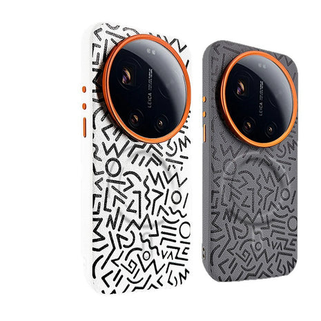 Case Core Paracas Armor en Blanco y Gris con el Xiaomi 17 Ultra, aro magnético