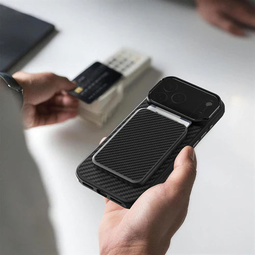 Tarjetero Parante Wallet Stand Nillkin FiberMate Magnetic ( Negro )
