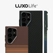 Case Ultra Delgado con Diseño Fibra de Carbono para Galaxy S23 Ultra | Luxo Azul 01