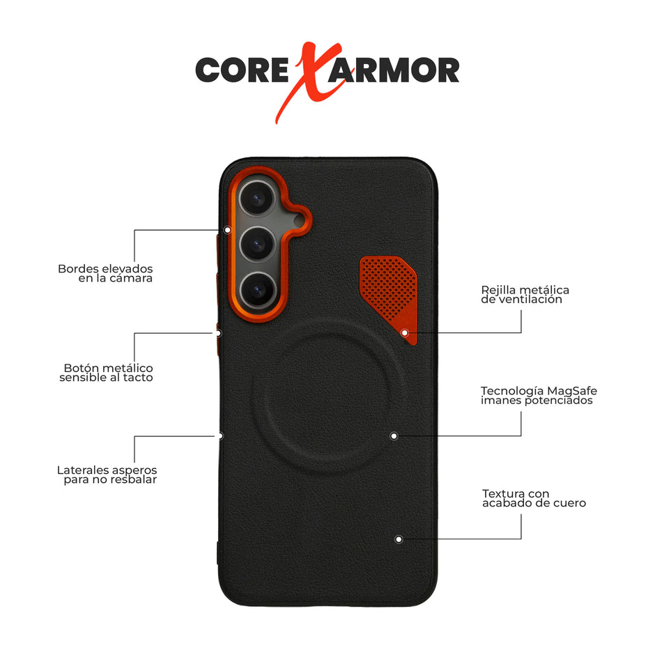 Case Core X Armor - Galaxy S24 (MagSafe) | Gris