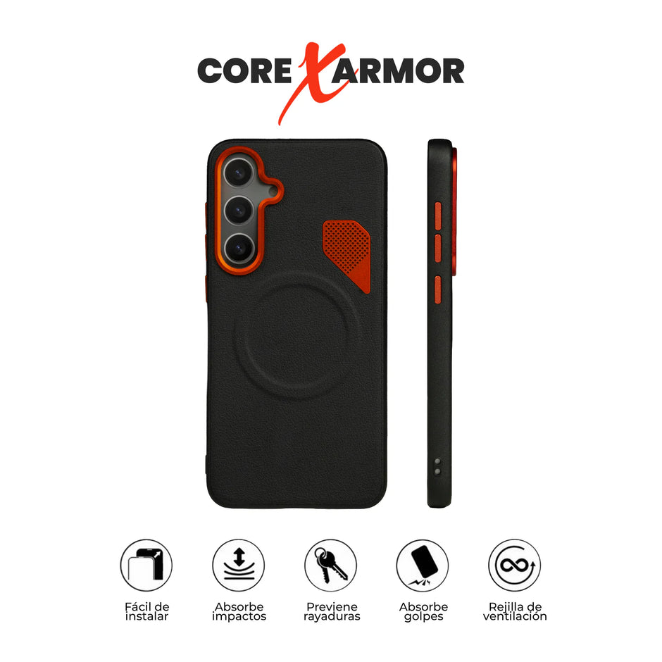 Case Core X Armor - Galaxy S24 (MagSafe) | Negro