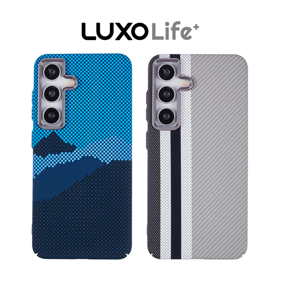 Case Ultra Delgado con Diseño Fibra de Carbono para Galaxy S24 Plus | Luxo Azul 02