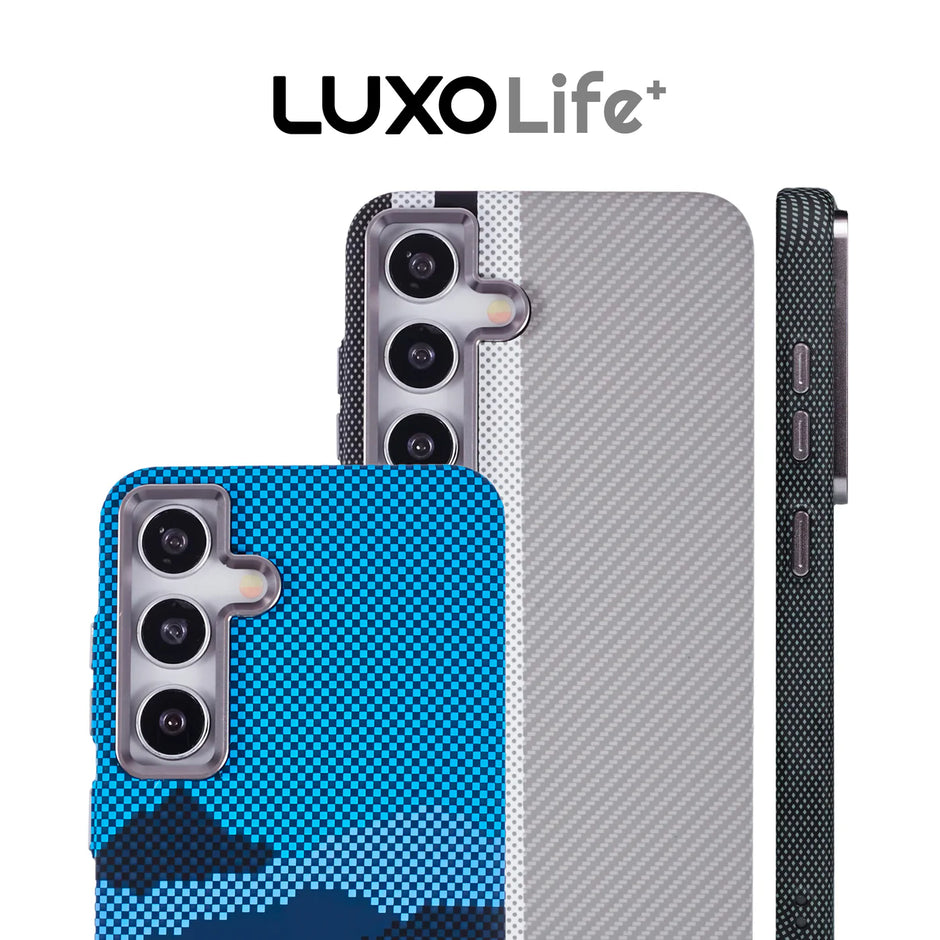 Case Ultra Delgado con Diseño Fibra de Carbono para Galaxy S24 Plus | Luxo Azul 02