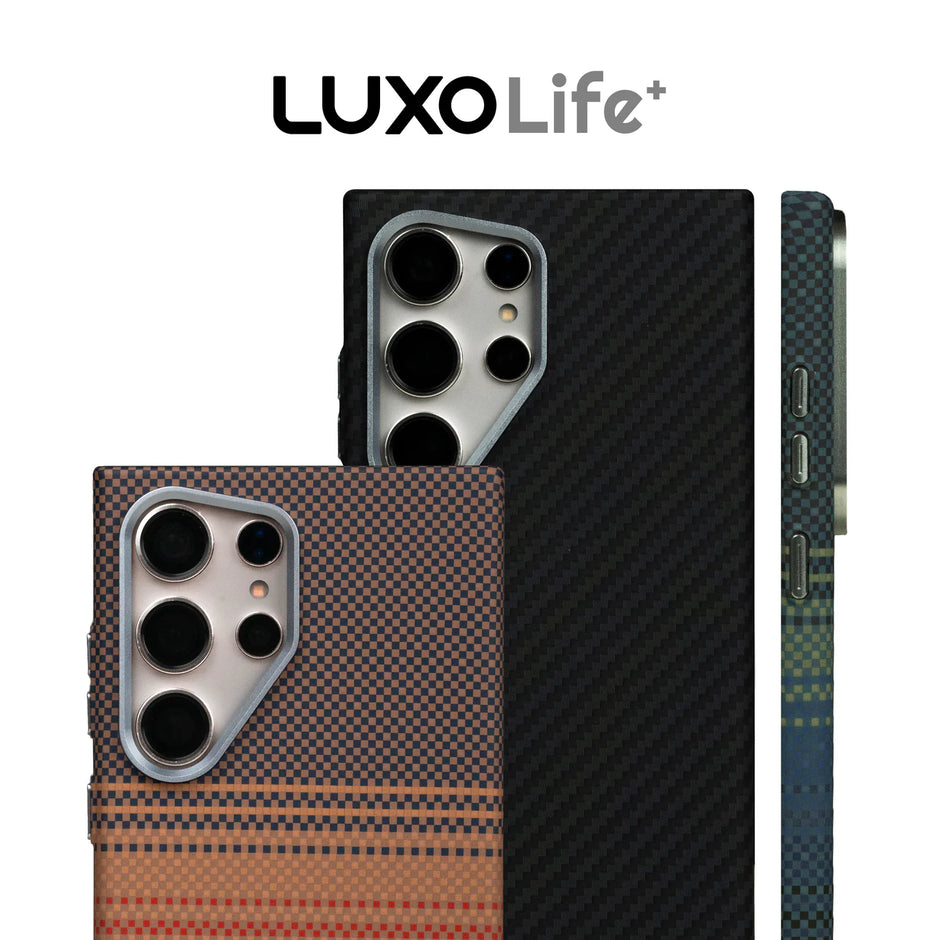 Case Ultra Delgado con Diseño Fibra de Carbono para Galaxy S24 Ultra | Luxo Negro 04