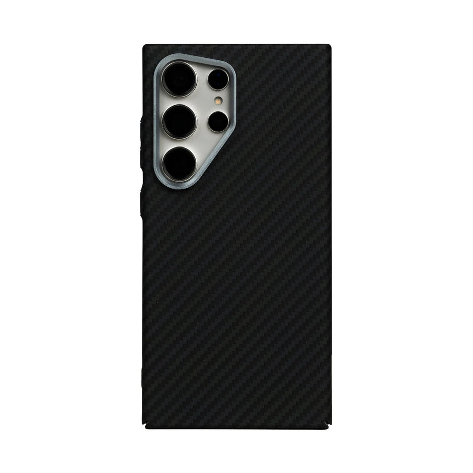 Case Ultra Delgado con Diseño Fibra de Carbono para Galaxy S24 Ultra | Luxo Negro 04