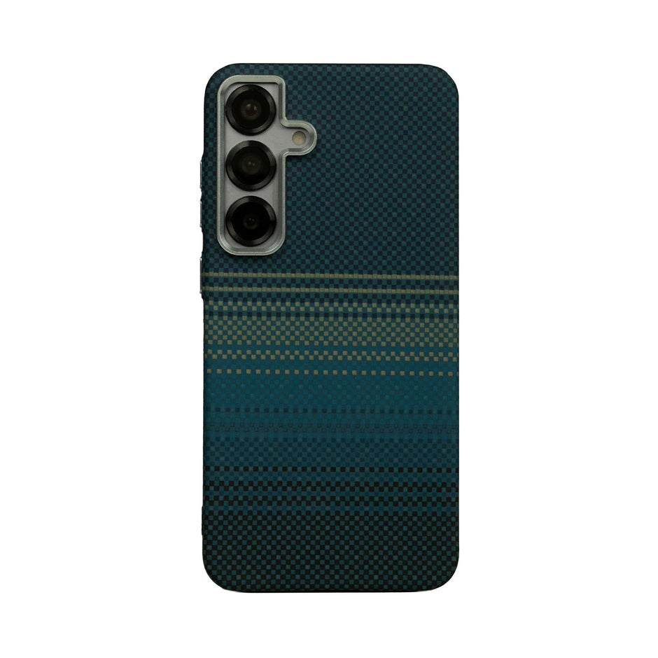 Case Ultra Delgado con Diseño Fibra de Carbono para Galaxy S25 | Luxo Azul 02