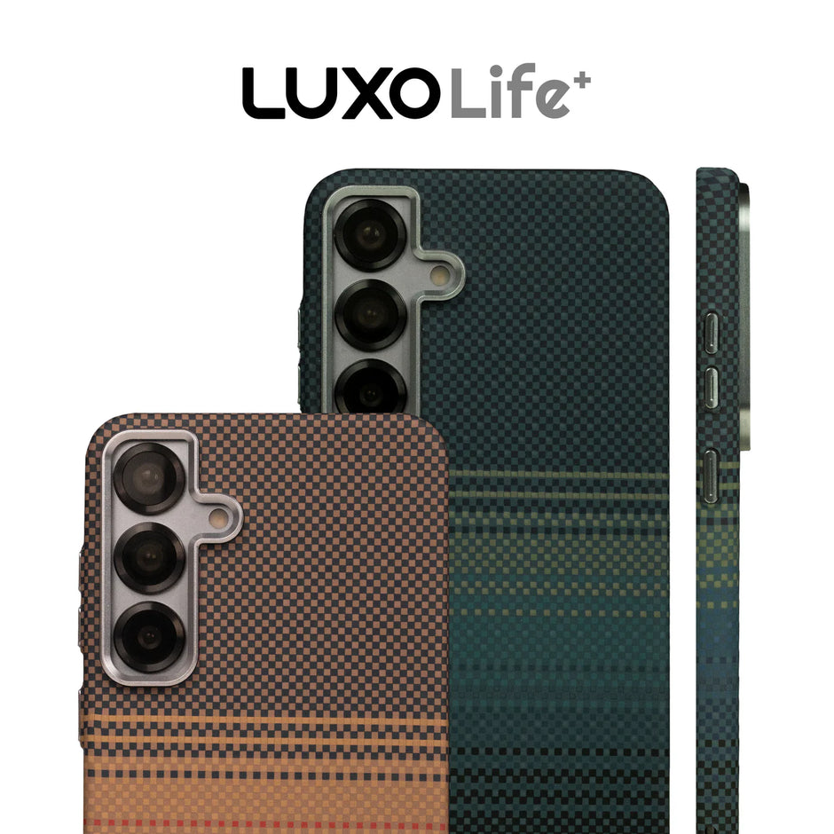 Case Ultra Delgado con Diseño Fibra de Carbono para Galaxy S25 | Luxo Azul 02