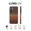 Case Ultra Delgado con Diseño Fibra de Carbono para Galaxy S25 Plus | Luxo Naranja 03