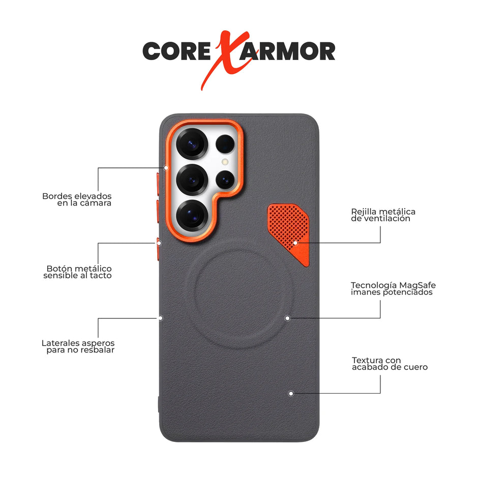 Case Core X Armor - Galaxy S25 Ultra (MagSafe) | Blanco