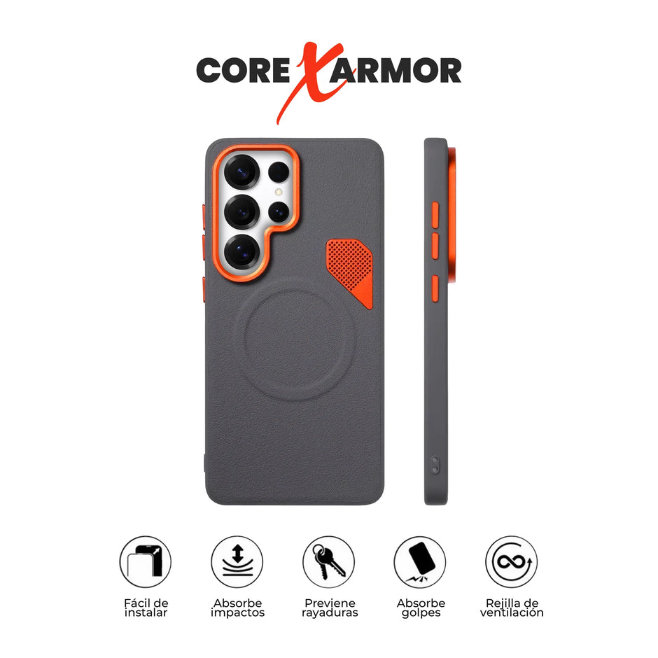 Case Core X Armor - Galaxy S25 Ultra (MagSafe) | Gris