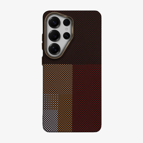 Case Luxo Modular - Galaxy S25 Ultra Magnético (Rojo)
