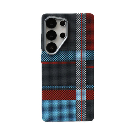 Case Delgado Luxo - Galaxy S25 Ultra (Mosaico) (MagSafe) | Luxo Azul 05