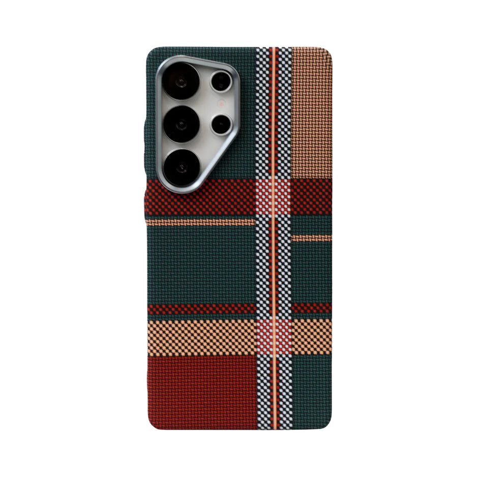 Case Delgado Luxo - Galaxy S25 Ultra (Mosaico) (MagSafe) | Luxo Verde 02
