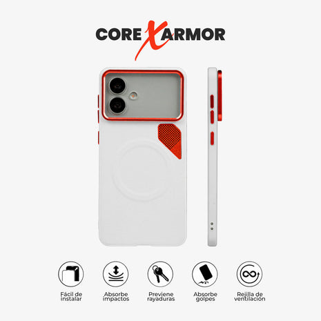 Case Core X Armor - Galaxy S26 Edge (MagSafe) | Blanco