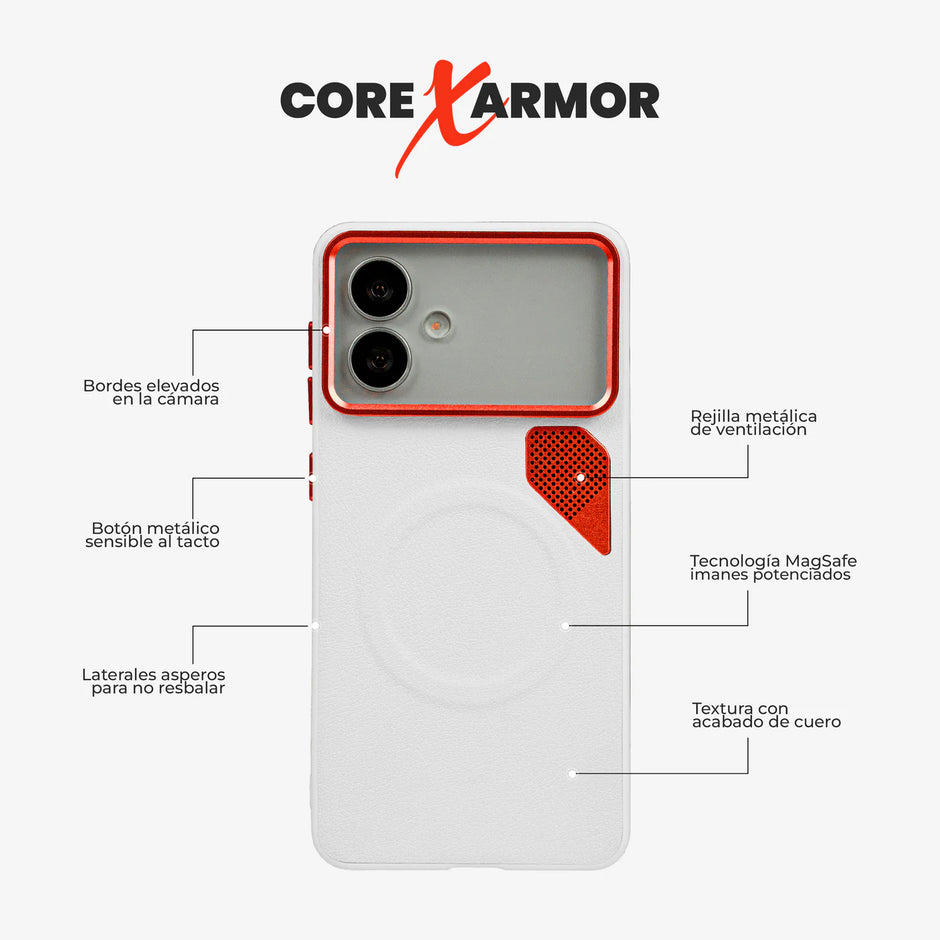 Case Core X Armor - Galaxy S26 Edge (MagSafe) | Gris