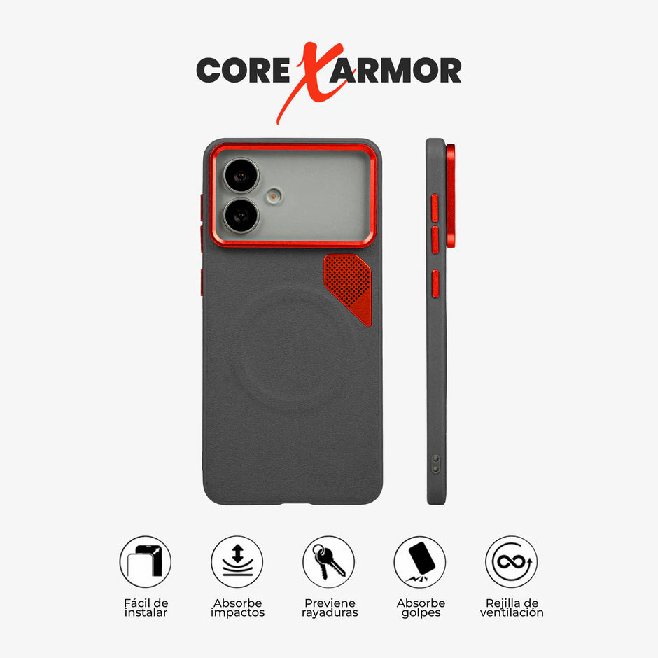 Case Core X Armor - Galaxy S26 Edge (MagSafe) | Gris