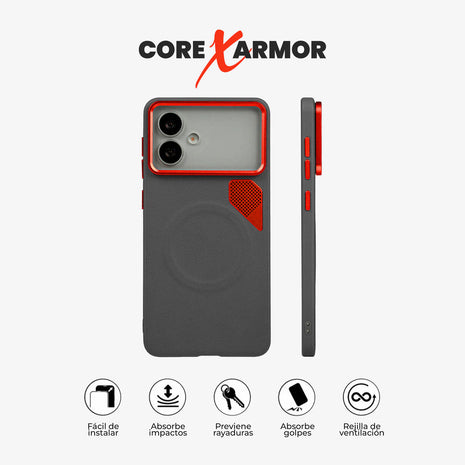 Case Core X Armor - Galaxy S26 Edge (MagSafe) | Gris