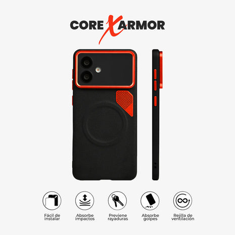 Case Core X Armor - Galaxy S26 Edge (MagSafe) | Negro