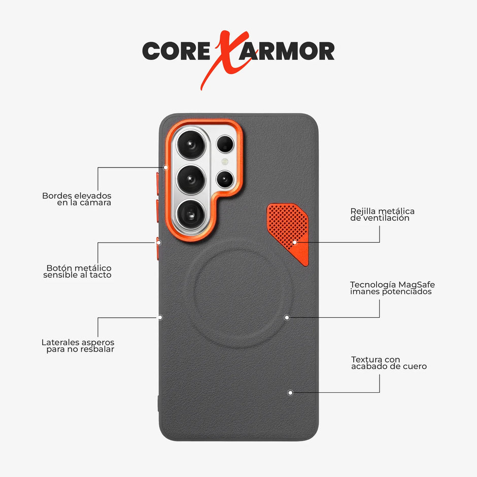 Case Core X Armor - Galaxy S26 Ultra (MagSafe) | Negro