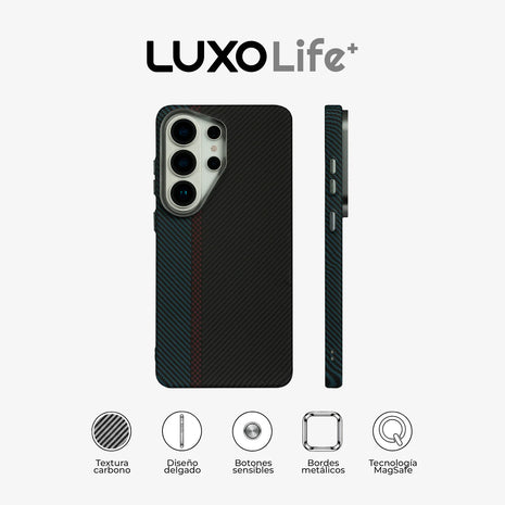 Case Luxo Life - Galaxy S26 Ultra (MagSafe) | Luxo Negro 05