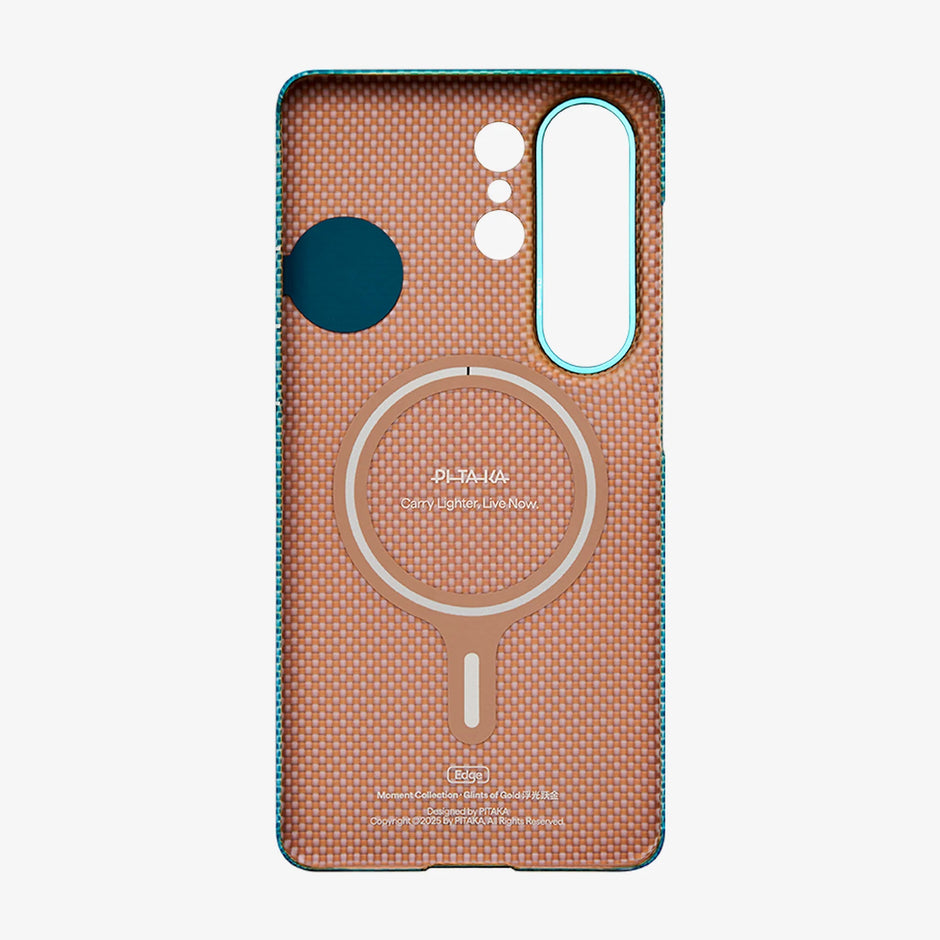 Case Pitaka Edge NFC Glints of Gold - Galaxy S26 Ultra (MagSafe) | Aaron Button