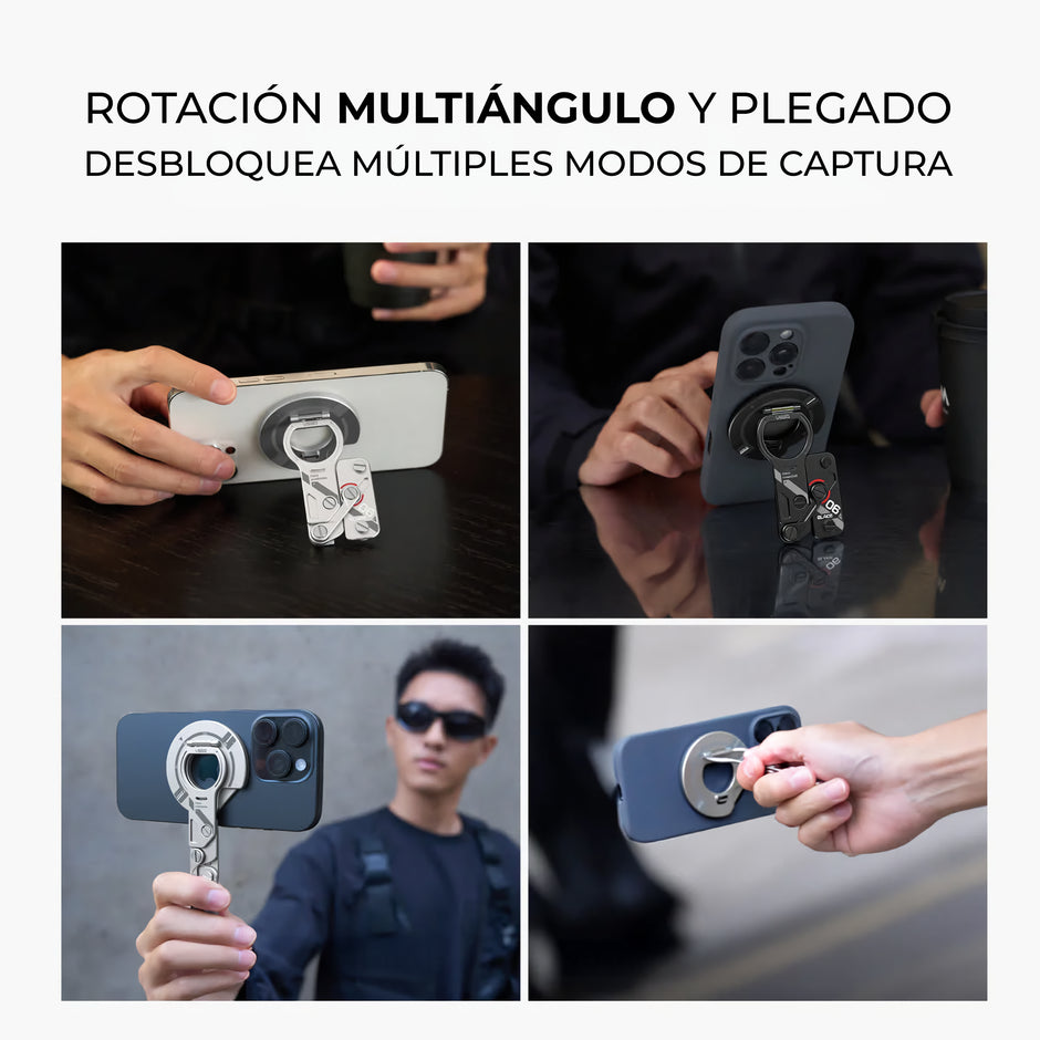 Soporte Magnético VSGO Blade 06 para Celular Tipo MagSafe | NEGRO