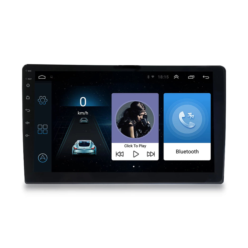 Autoradio Pantalla Android 9" IPS + Kit Cámaras HD (Delantera y Trasera)