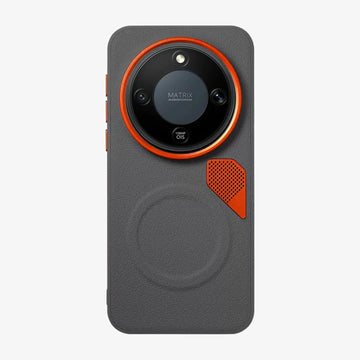 Case Core X Armor Magnético Honor Magic 8 Lite en Gris: vista trasera