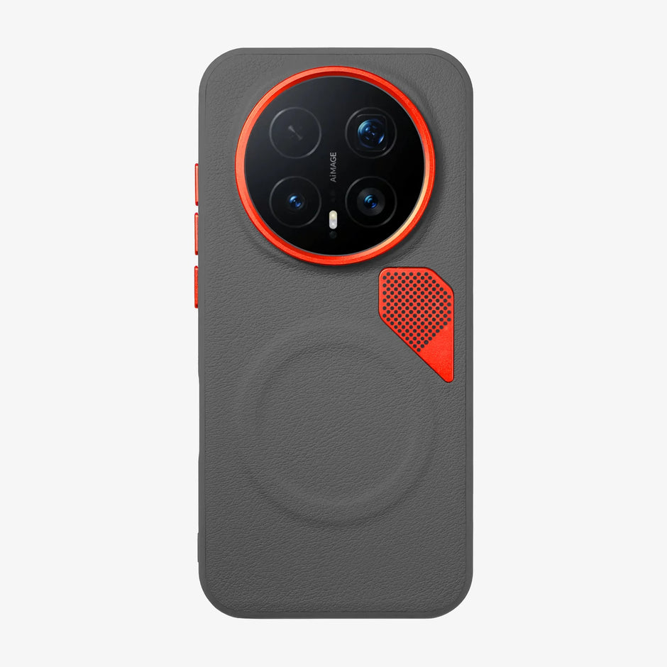 Case Core X Armor Magnético Honor Magic 8 Pro en Gris: vista trasera