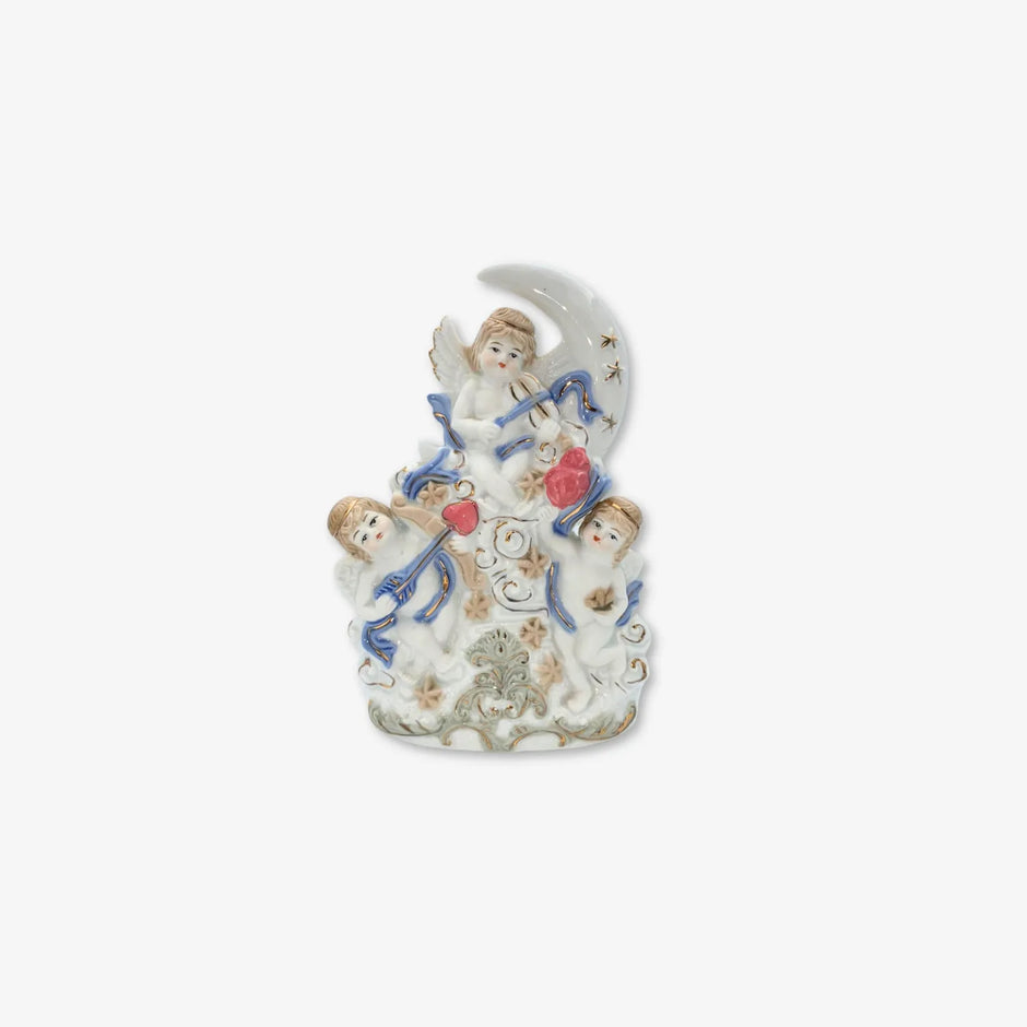 Adorno de ángeles para adorno de porcelana