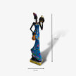 Figura de Estatua Dama Tribal Africana