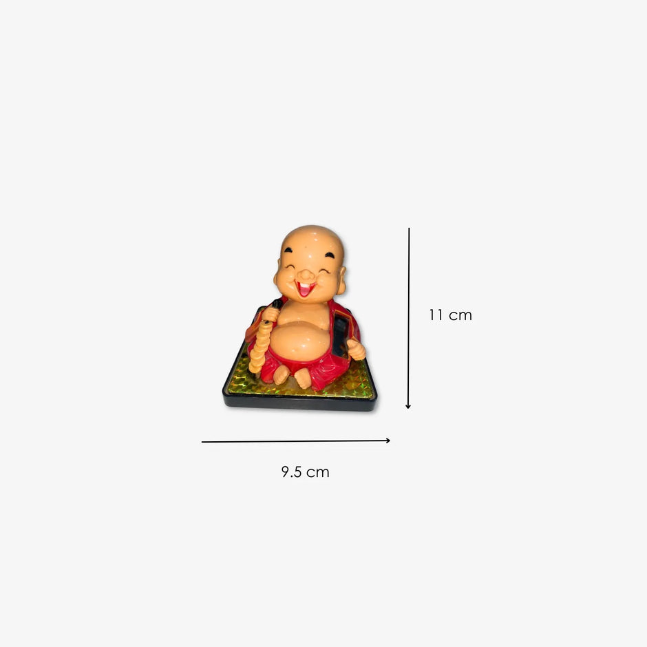 Figura decorativa de Buda sonriente, multicolor