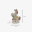 Adorno de unicornio de porcelana