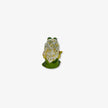 Adorno par de ranas de ceramica con patas colgantes
