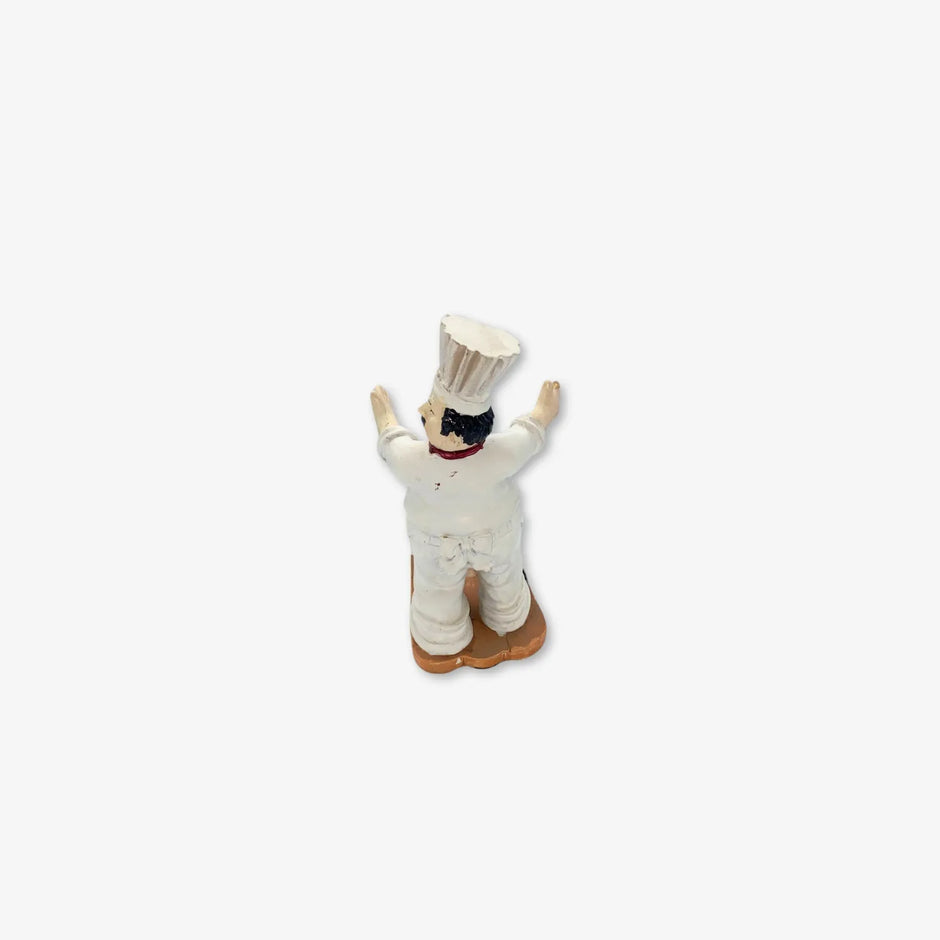 Adorno de chef portabotella para cocina